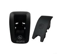 Honseadek Juego de fundas ISOFIX para gancho de asiento trasero, repuesto de plástico, compatible con A4/A5/A6/A7 2016-2021, se adapta a posiciones traseras izquierda derecha, OE 8W0887187