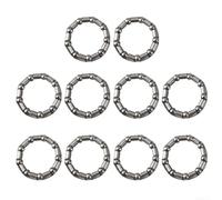 Honseadek Juego de rodamientos de bolas de bicicleta de acero inoxidable para auriculares MTB Soporte inferior Tenedor Hub 21mm 25mm 29mm 31mm 37mm 10PCS(6)