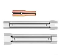 Honseadek Kit de llave hexagonal de doble cabeza extendida ajustable con extremos hexagonales huecos para mantenimiento de accesorios de fontanería de cocina y baño (B)