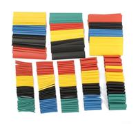 Honseadek Kit de manguitos de aislamiento de alambre, 720 unidades, surtido de tubos termorretráctiles, poliolefina 2:1, relación de encogimiento, funda de cable eléctrico, 8 tamaños, 5 colores