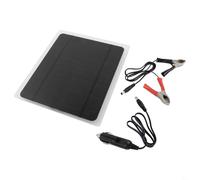 Honseadek Kit de panel solar portátil de 20 W, goteo de 12 V para cargador de batería con silicona monocristalina, energía de vehículo resistente a la intemperie para coche, furgoneta, barco