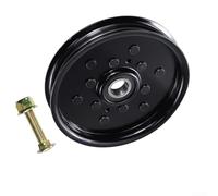 Honseadek Kit de rueda tensora para cortacésped compatible con F725 4010 4500, conjunto de polea tensora de correa de metal para mantenimiento de tractores de jardín y piezas de repuesto de
