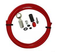 Honseadek Kit Tubo Freno MTB 2m Compatible para sram Level Kit Tubo Freno | Compatible para sram para code, para rsc, Level, 2000mm longitud, para trenzado, , negro clásico(red)