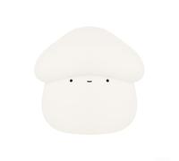 Honseadek Lámpara de hongo regulable, carga USB-C, capacidad de batería de 1200 mAh, luz blanca cálida de 2600 K, control de brillo de dos niveles, temporizador de 15 a 30 minutos