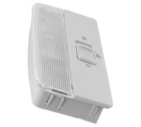 Honseadek Lámpara de lectura de cúpula con borde gris negro 6Q0947105M para modelos Polo 9N 4 Up, Gol T5, Caddy, Octavia 2, Seat (gris)