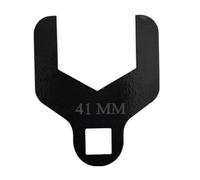 Honseadek Llave de bomba de agua ajustable de 41 mm y 46 mm para herramienta de tensión de correa de distribución de coche con accionamiento cuadrado de 1/2 pulgada, llave de acero de aleación tratada