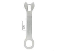 Honseadek Llave de pedalier de acero para Campagnolo - Juego de manivela clásica de bicicleta, herramienta de ajuste, equipo de mantenimiento de bicicletas para bicicletas de carretera y pista (plata