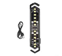 Honseadek Luz de tienda de campaña, linterna de camping, lámpara de senderismo, luz de cuerda, viento, luz de mochila, recargable por USB, linterna impermeable, señal, bombilla portátil, equipo al