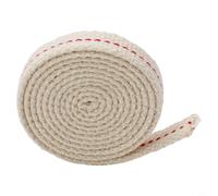 Honseadek Mecha plana de algodón de 1 m para lámparas de aceite vintage y luces de camping, mecha de combustible de repuesto compatible con parafina y petróleo (ancho 0,9 cm)