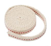 Honseadek Mecha plana de algodón de 1 m para lámparas de aceite vintage y luces de camping, mecha de combustible de repuesto compatible con parafina y petróleo (ancho 2,5 cm)