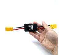 Honseadek Medidor de energía de batería RC Lipo 8-150V 25A/50A con interfaz XT60/XT90, amperímetro bidireccional, medidor de voltaje de corriente, resolución de 0.001V/0.001A (B)