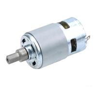 Honseadek Metal 775 DC Motor 12-25V Diámetro del eje para secador de pelo o herramientas de batería de litio, diseño de nergética para proyectos de taller y hogar