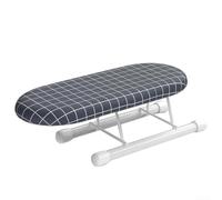Honseadek Mini tabla de planchar con funda de mezcla de algodón, plegable, compacta, puños, mesa para el hogar, función de viaje, panel de plástico con equilibrio de calor (D)