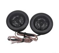 Honseadek Mini tweeters - Juego de altavoces de cúpula de 120 W para coche, actualizaciones de audio para automóvil con crossover integrado, impedancia de 4Ω, amplio rango de frecuencia, fácil de