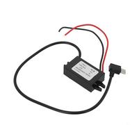 Honseadek Módulo convertidor reductor de 12 V a 5 V 3 A USB-C DC-DC impermeable - Adaptador de cargador de coche con regulación de voltaje para aplicaciones en exteriores y vehículos (B)
