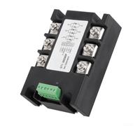 Honseadek Módulo trifásico del regulador del voltaje de CA, regulador de poder del tiristor 380V con la protección contra sobrecorriente, para el equipo de la transformación de los alimentos (80A)