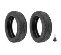 Honseadek Neumático de vacío engrosado 60/70-6.5 para scooter eléctrico Ninebot Max g30s, a prueba de pinchazos, neumáticos de goma todo terreno, piezas de repuesto Reino Unido (2 negros)