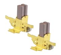 Honseadek Paquete de 2 cepillos de carbono compatibles con herramientas eléctricas, accesorios de amoladora angular, accesorios de taladro, suministros de taller, componentes de repuesto de