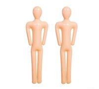 Honseadek Paquete de 2 maniquíes inflables de cuerpo completo, accesorios de exhibición de PVC de 5 pies, decoración de disfraces de Halloween, forma de cuerpo humano para cosplay, interior y exterior