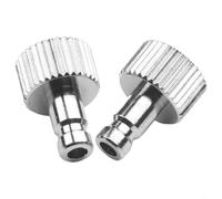 Honseadek Paquete de 3 adaptadores macho BSP de 1/8 pulgadas para acoplamiento de desconexión de aerógrafo, conexión G1/8, adaptador de conexión rápida de acero de aleación para manguera de aire