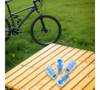 Honseadek Paquete de 4 válvulas de mordida de repuesto de silicona para botellas de agua de ciclismo y vejigas de hidratación, boquilla suave para deportes al aire libre (azul)