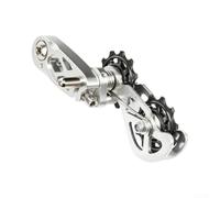 Honseadek para guía de cadena de bicicleta de montaña, soporte de cadena de | Cadena MTB para estabilizador, protector de desviador trasero de metal con rodillo silencioso para prevención de caídas