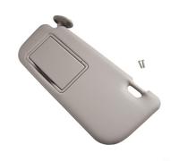 Honseadek Parasol para coche con espejo de tocador para Corolla 2014-2019, reemplazo lateral izquierdo y derecho, parasol interior beige, material de PVC, ajuste directo (gris está conduciendo)