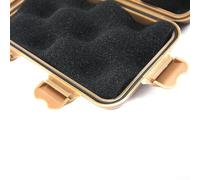 Honseadek Pequeña caja de almacenamiento de plástico impermeable hermética para acampar al aire libre, viajes, canotaje y equipo de pesca, organizador EDC, a prueba de golpes y funda flotante (negro)