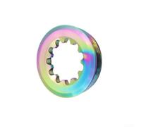 Honseadek Perno de manivela, para bielas FC-M9100, tornillo de cadena doble de aleación con pasador interior de 3 mm más largo, fácil instalación, negros rojo dorado multicolor (B-multicolor)