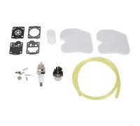 Honseadek Piezas de reparación de carburador, filtro de aire de repuesto para motosierra Mcculloch Cs340 compatible con kit Cs380 con 545061801 530057869
