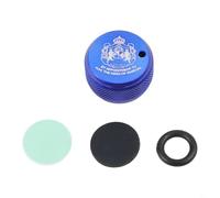 Honseadek Pomo de freno mecánico de tensión de carrete con junta para carretes de pesca Abu 3 de 3.5, 4 o 5 generaciones, repuesto de construcción de metal para pieza (azul oscuro)