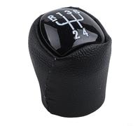 Honseadek Pomo de palanca de cambios de 5 velocidades para y para Dacia, palanca de cambios manual con cuero negro y construcción de plástico ABS, repuesto de actualización interior del coche (letra