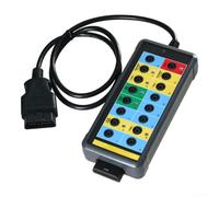 Honseadek Probador de detección de protocolo OBDII con conectores banana de 4 mm e indicadores de estado LED para diagnóstico del sistema de alimentación del vehículo y compatibilidad con escáner