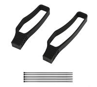 Honseadek Protector de cadena de bicicleta de goma para bicicletas plegables de carretera de montaña, cubierta de reducción de ruido antiarañazos, fácil de instalar, no requiere herramientas (negro)