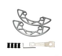 Honseadek Protector de plato de bicicleta 104 para BCD, cubierta protectora de anillo de cadena de bicicleta, piñón 30-40T (gris 34-36T)