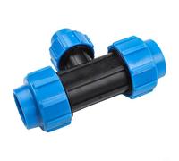 Honseadek Racores en T reductores de polietileno de 20 mm para fontanería de riego - X para / 25 mm x clasificación X 20 mm x 32 mm / 32 mm x 25 mm 32 mm Pp/pvc 16 bar presión 32 mm Ga (32 x 20 x 32)