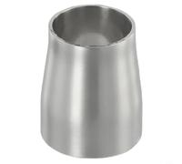 Honseadek Reductor de soldadura de tubería sanitaria de acero inoxidable 316, grado Sani pulido para fontanería industrial, compatible con 1.5 a 1.25 pulgadas