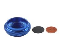 Honseadek Reparación y perilla Air Px68 Carretes Pixy para - Parte de aleación de cebo para carrete de pesca para freno mecánico CNC de aluminio para Daiwa para Steez Reemplazo (Negro)