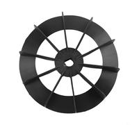 Honseadek Repuesto de hoja de ventilador de compresor de aire para motor directo en línea, impulsor de plástico con bajo ruido, impermeable y ligero, compatible con tipo de regimiento 1P/3P/(148 x 14