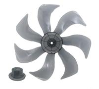 Honseadek Repuesto de hoja de ventilador para el hogar de 14 pulgadas, diseño de 7 alas, parte del ventilador de pie con accesorios de montaje, 355 mm, bajo ruido (1 unidad)