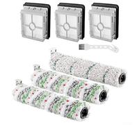 Honseadek Repuesto para CrossWave, compatible con Pet Pro 3011 3055 3277 3279 3276A, paquete múltiple para rollo de cepillo y kit de filtro, para pelo de mascotas y