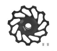 Honseadek Rueda de rodamiento de cerámica 11T Polea Honseadek Ceramic | Desviador, rodillo guía de aluminio CNC para bicicleta de carretera de montaña, piezas de transmisión trasera de 8 9 10 11