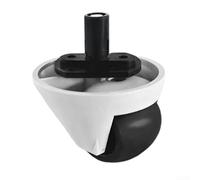 Honseadek Rueda delantera de repuesto para Roborock para Qrevo Curv, CurvX, CurvX5, para Qrevo Edge, para robot aspirador Saros serie 10 (blanco)