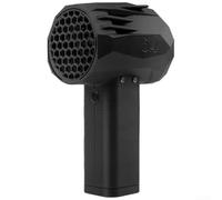 Honseadek Soplador eléctrico de mano para detalles de automóviles, 1400 g de empuje 240 km/h 650 W Turbo ventilador con motor sin escobillas, construcción de fibra de carbono, para limpieza de patio