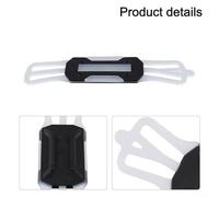 Honseadek Soporte adaptador de montaje para teléfono y Trigo para ordenadores de bicicleta, compatible con smartphones de 4.7 pulgadas, plástico negro (A)