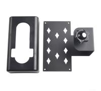 Honseadek Soporte antirrobo para timbre de video para anillo para Nest y otras marcas, soporte de aluminio de acero inoxidable sin taladro con ángulo adaptable de 360° para 1.3