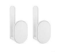 Honseadek Soporte magnético para toallas de papel para refrigerador de cocina, dispensador de rollo de película ajustable con fuerte fijación magnética, diseño compacto de ABS de 11,7 x 6,6 cm