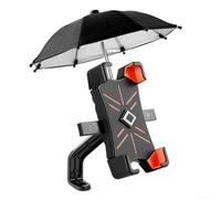 Honseadek Soporte para teléfono de motocicleta con rotación de 360 grados más agarre de silicona antideslizante para dispositivos móviles de 4.de 5 a 7.2 pulgadas, manillar y vista trasera para Mi