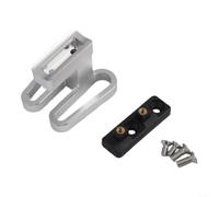 Honseadek Soporte plegable para bolsa de bicicleta para Brompton para DAHON Bloque portador delantero Aleación de aluminio Cerdo Hocico Agujero Montaje rápido Compacto (rojo)