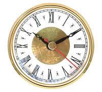 Honseadek Transforma tu espacio con inserto de reloj de cuarzo de 80 mm con números romanos prominentes para mejorar la decoración